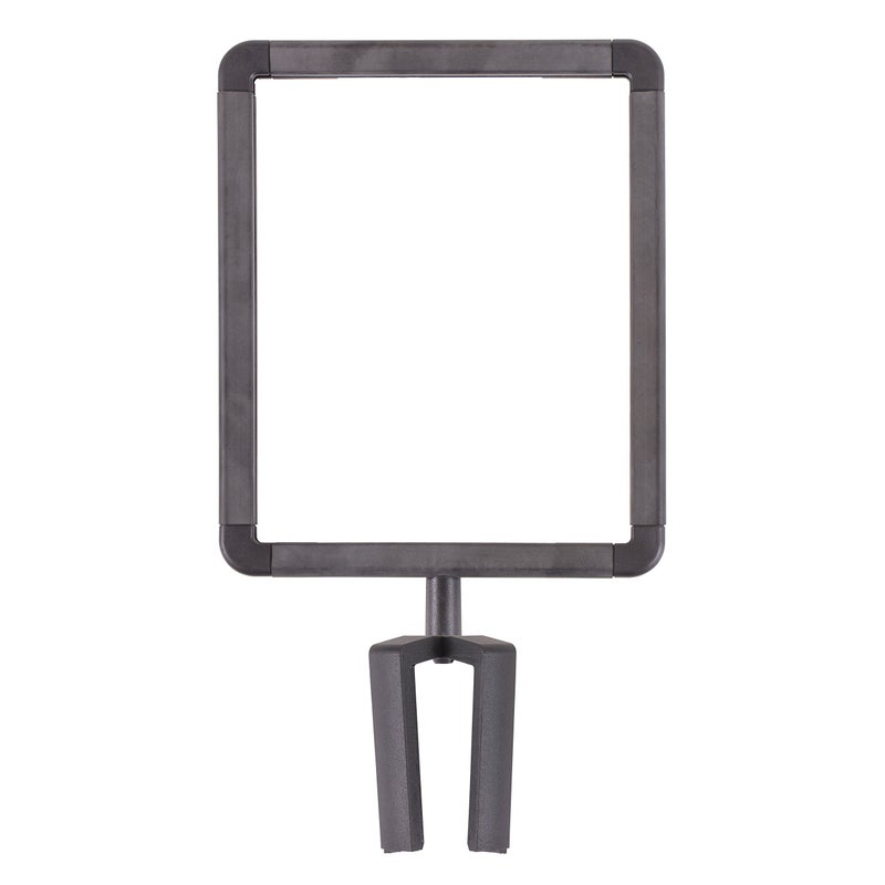US Weight - U2513 Plastic Stanchion Sign Holder with Plexiglass Covers for USW ChainBoss and Sentry Stanchions - Image 2